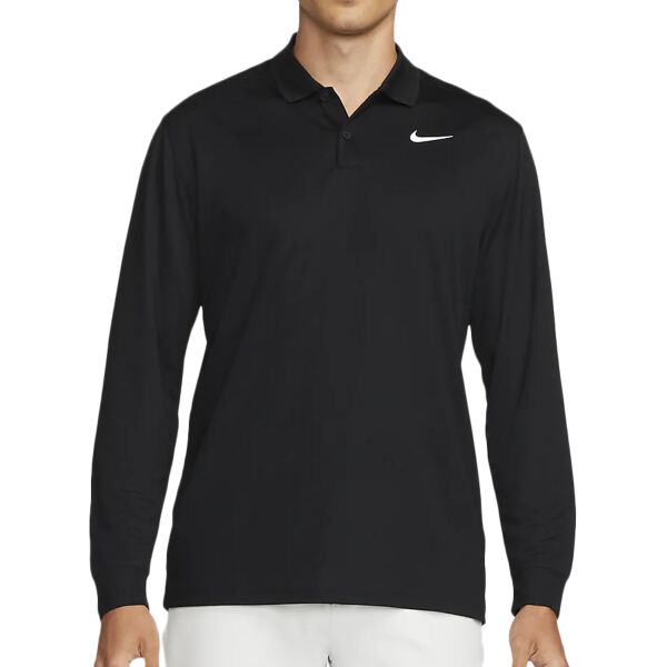 Nike Dri-FIT Victory solid long sleeve polo Thumbnail