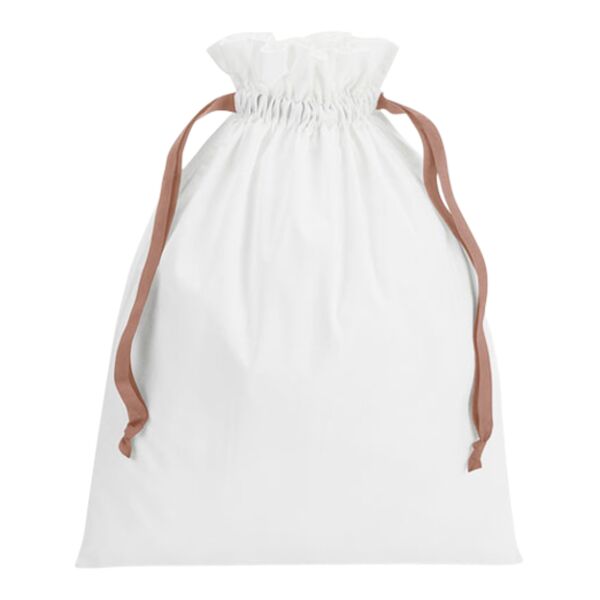 Cotton gift bag with ribbon drawstring Thumbnail