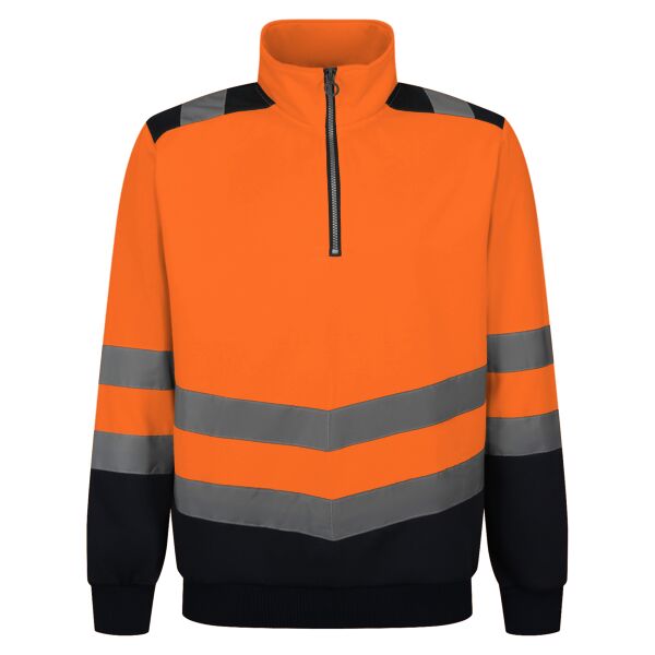 Pro hi-vis ¼-zip sweatshirt Thumbnail