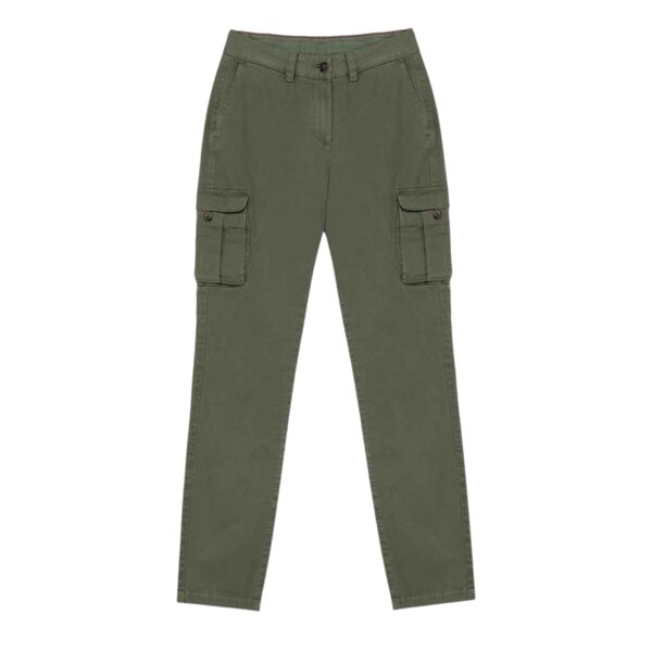 Native Spirit Ladies Washed Cargo Trousers Thumbnail