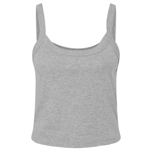 Bella Ladies Micro Rib Spaghetti Strap Tank Top Thumbnail