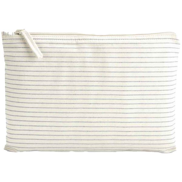 Striped Organic Cotton Accessory Pouch Thumbnail