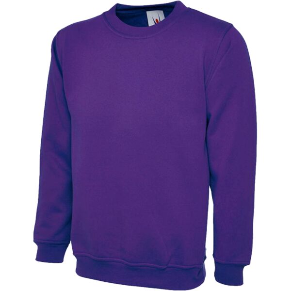 Ladies Deluxe Crew Neck Sweatshirt Thumbnail