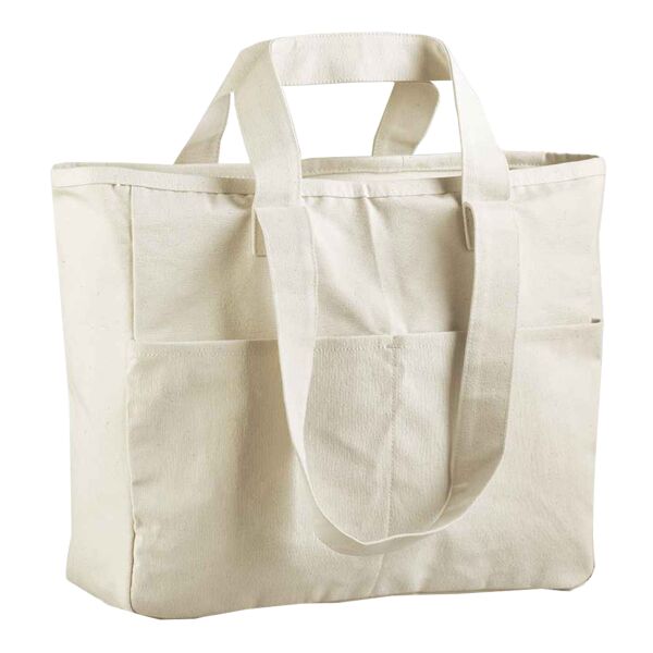 Westford Mill Double Handle Cargo Pocket Tote Bag Thumbnail