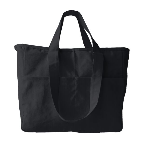 Double Handle Cargo Pocket Tote Thumbnail