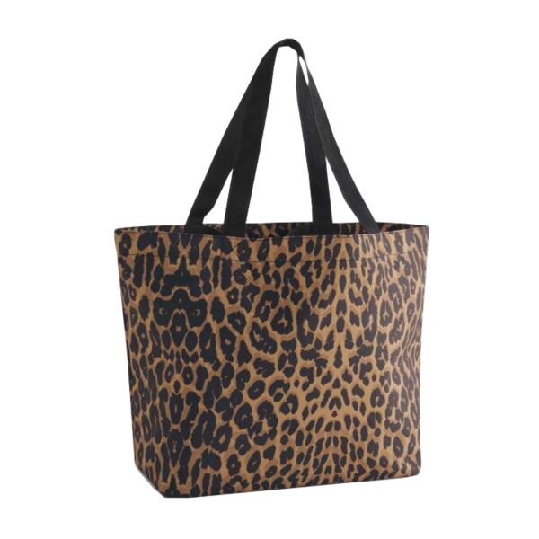 Leopard Print Carryall Tote Bag Thumbnail