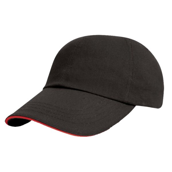 Result Low Profile Heavy Brushed Cotton Cap with Sandwich Peak Thumbnail