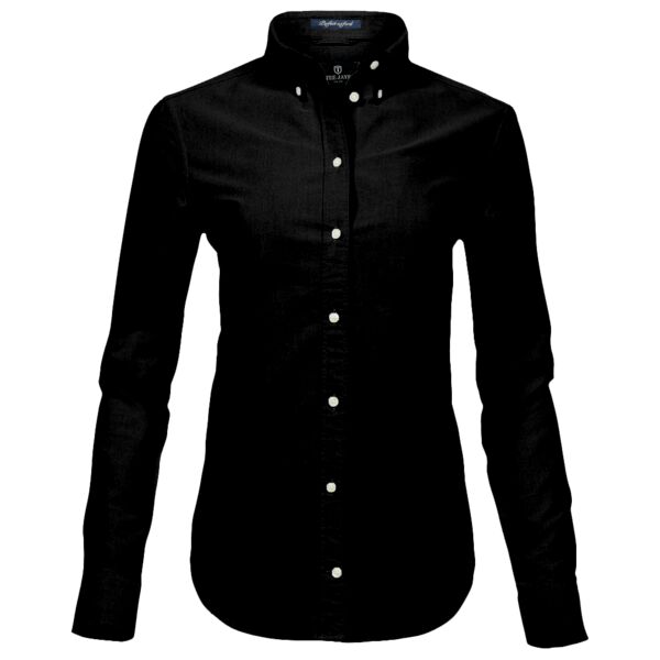Tee Jays Ladies Perfect Long Sleeve Oxford Shirt Thumbnail